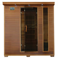 BlueWave 4-Person Klondike Cedar Carbon Sauna