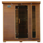 BlueWave 4-Person Klondike Cedar Carbon Sauna