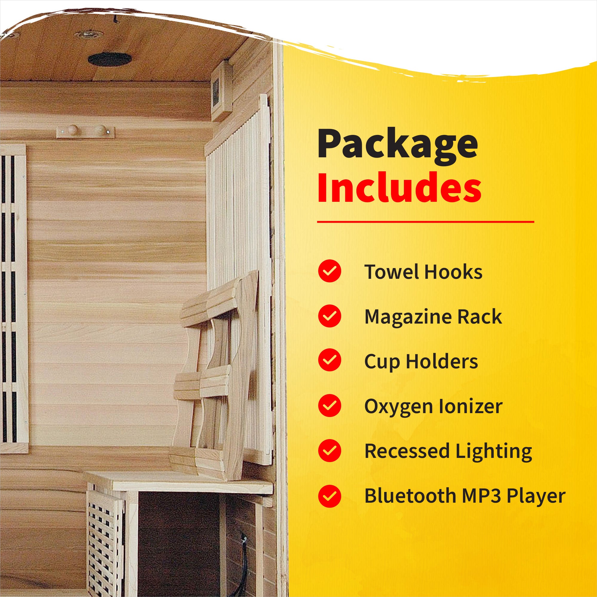 BlueWave 4-Person Klondike Cedar Carbon Sauna
