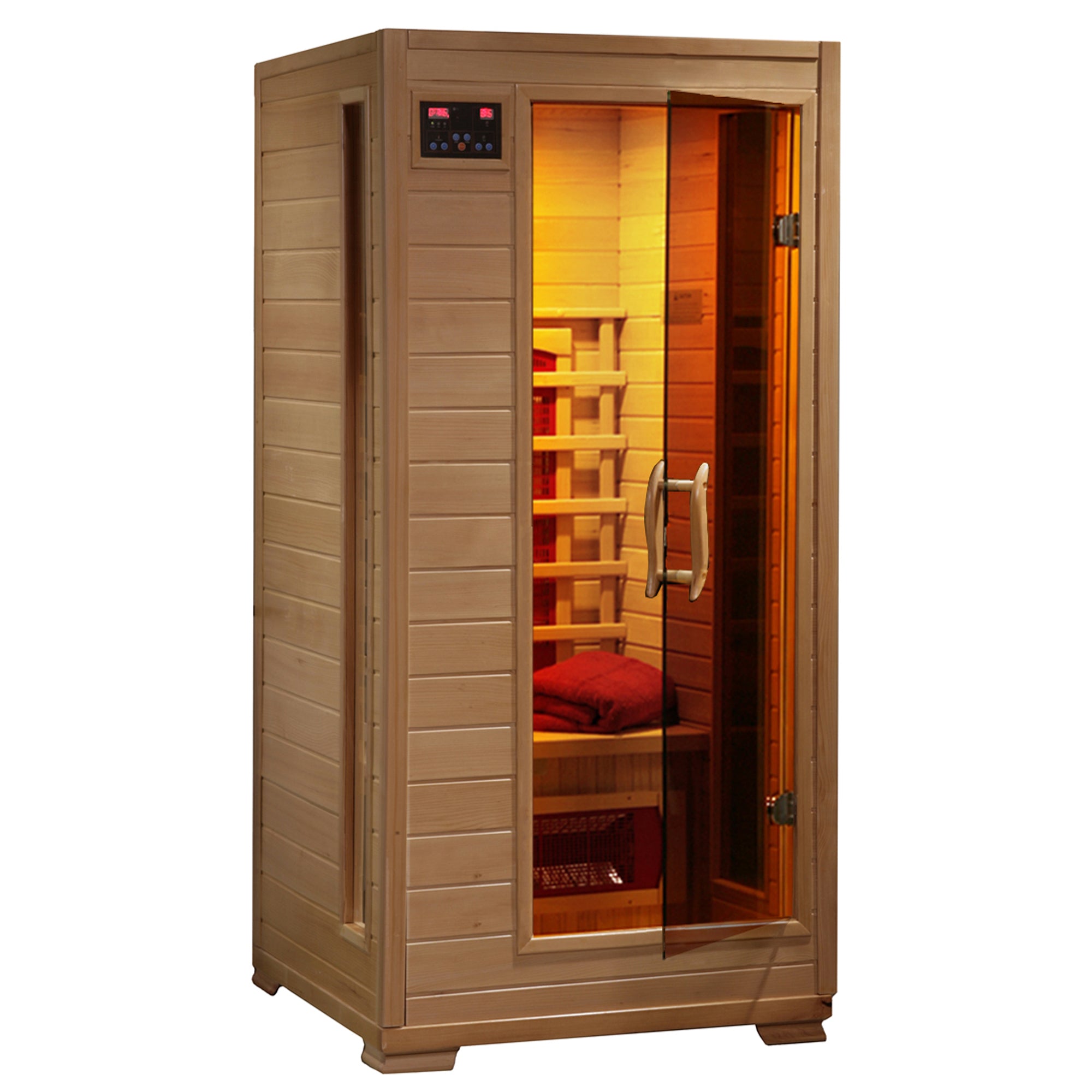 BlueWave Buena Vista 1-2 Person Hemlock Ceramic Sauna