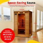 BlueWave Coronado 2-Person Deluxe Ceramic Sauna