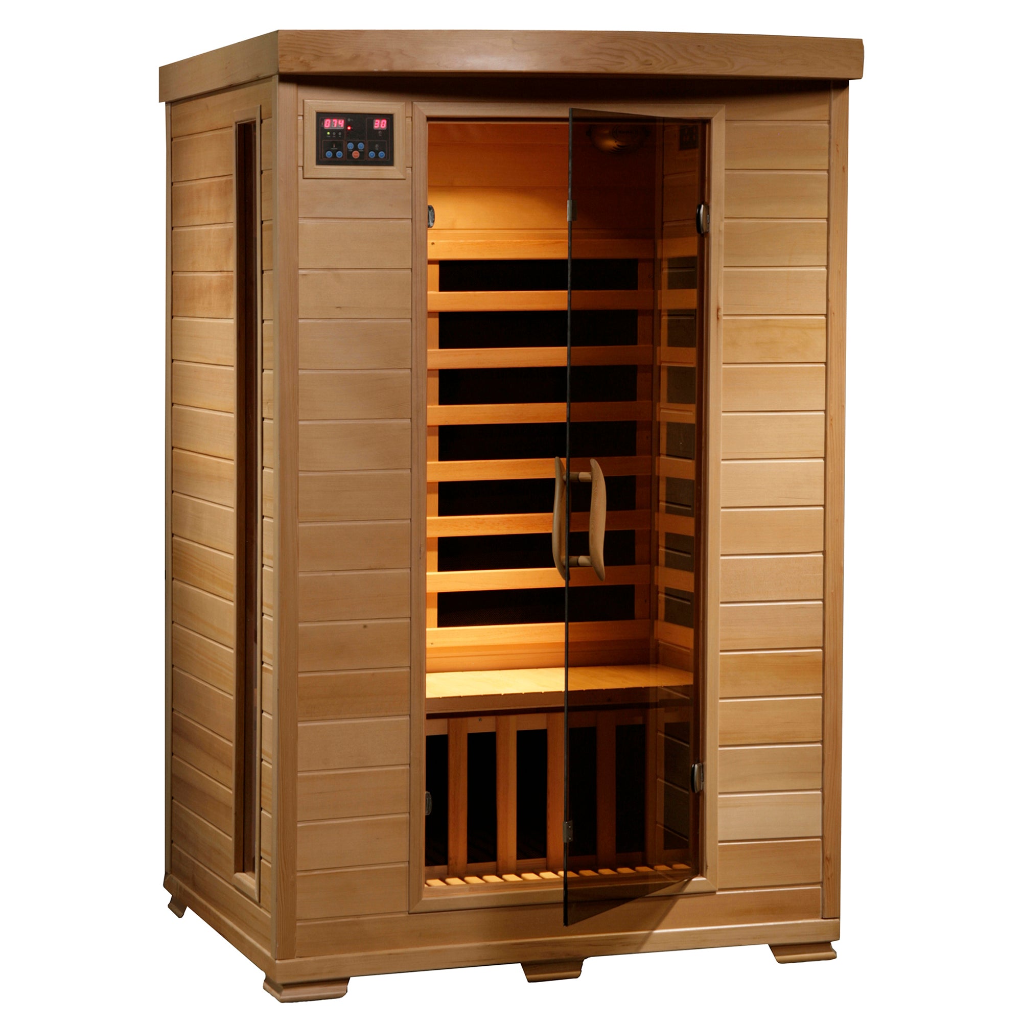 BlueWave Coronado 2-Person Hemlock Deluxe Carbon Sauna