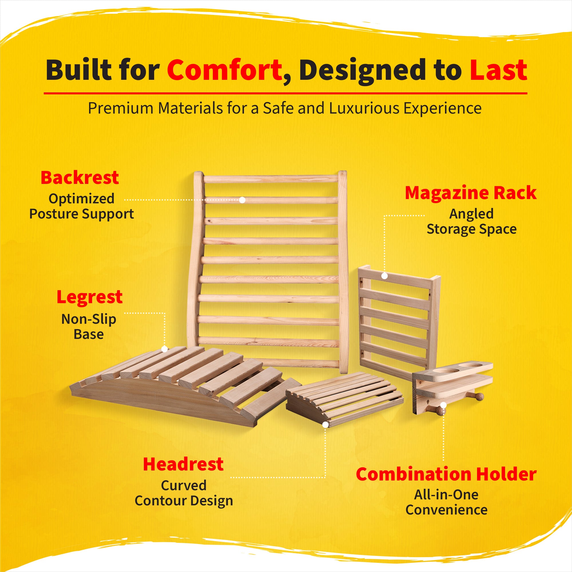 BlueWave Deluxe Sauna Accessory Kit