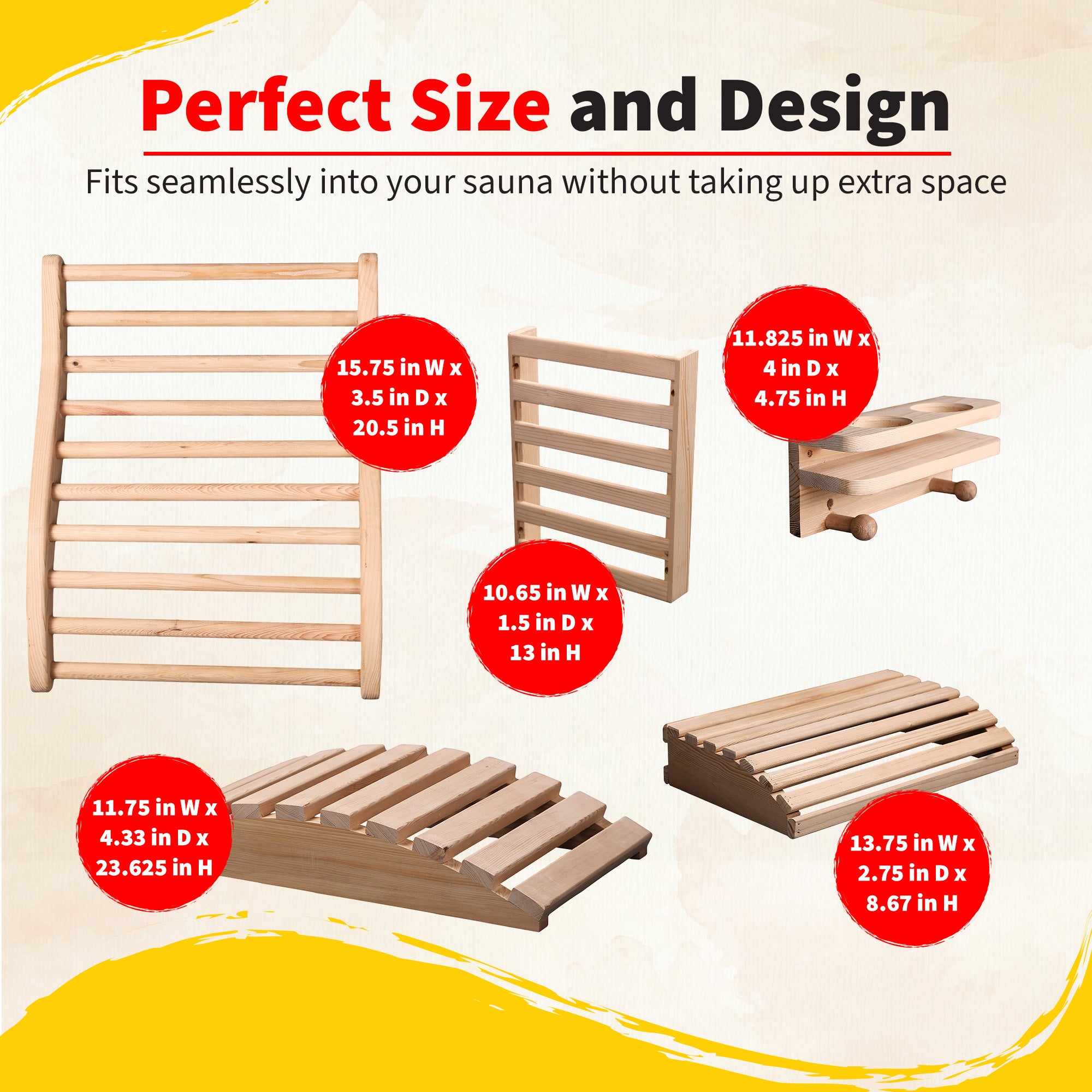 BlueWave Deluxe Sauna Accessory Kit